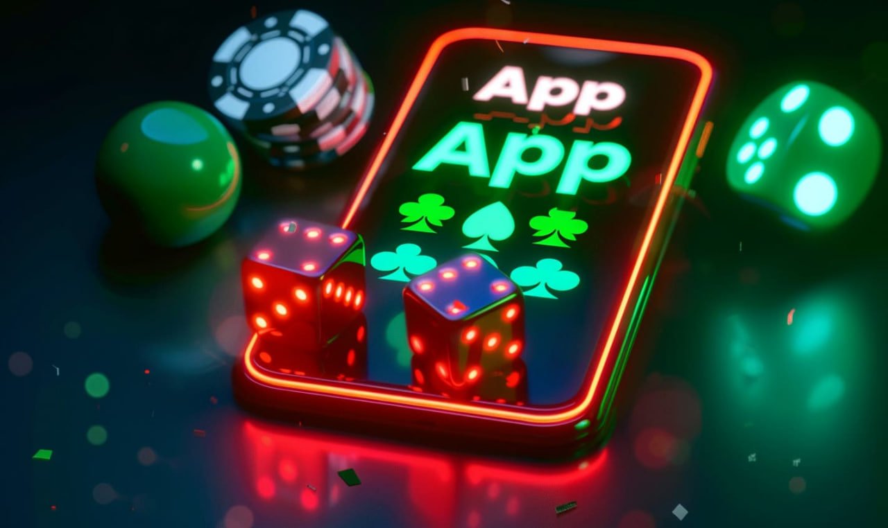 Responsible gaming guidance beside a neon live casino interface